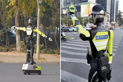 پلیس راهنمائی و رانندگی رباتیک را ببینید